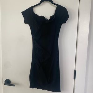 FashionNova The Night We Met Dress - Black